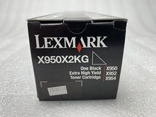 New Genuine Lexmark X950X2KG Black Extra High-Yield Toner Cartridge