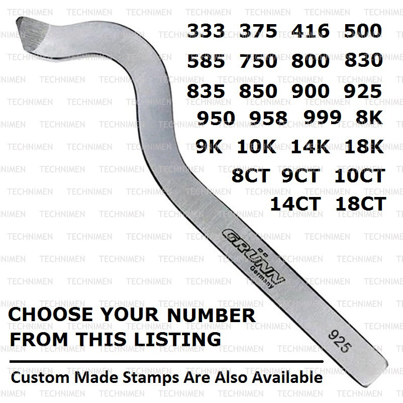 Carat Gold Stamp Numbers Gold Jewelry Number Stamps Best Sale