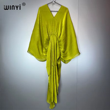 Sexy Dress Pearly Maxi Dress Green Beach Dress Green Boho Kaftan Dress Cover Up