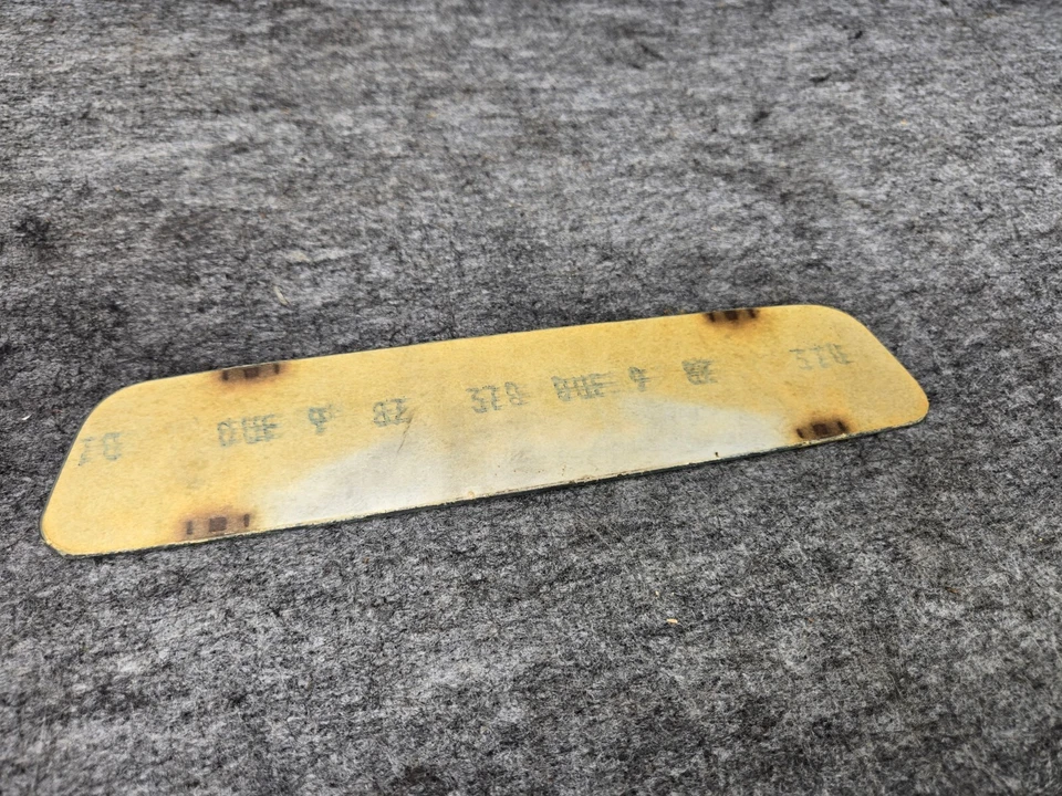 Espelho retrovisor interno frontal vidro Mercedes W126 560 Sel 420 sel fabricante de equipamento original - Imagem 4 de 4