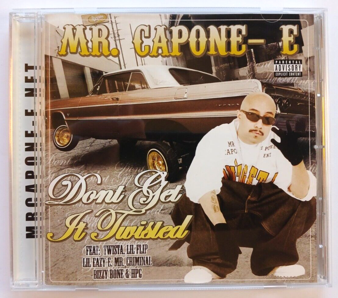 MR. CAPONE-E - DON'T GET IT TWISTED - CD - VG+ - SEND OFFER