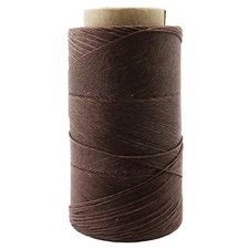 C.S. Osborne Waxed Brown Thread 1/4 Lb. Tube #413ST-BR For Automatic Sewing Awl