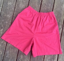 Vintage ACT III Women's Pink Bermuda Mom Shorts Size M Medium Made in USA