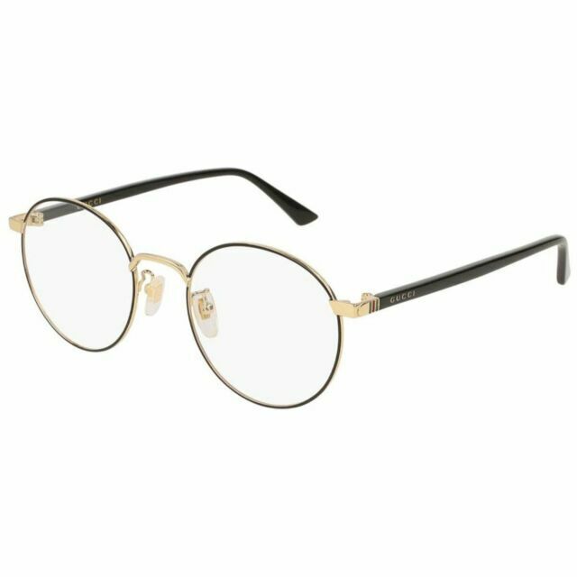Bovenstaande deuropening Onrechtvaardig Gucci GG0297OK Unisex Round Eyeglasses - GG0297OK-003-52 for sale online |  eBay