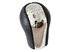 Schaltknauf Schwarz Chrom für Toyota Avensis Corolla Aygo RAV4 Yaris Vers 6-Gang