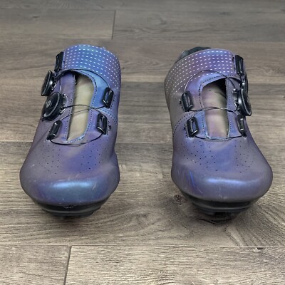 Unisex iridescent road bike cycling shoes Speed Road Iridescent Cycling Shoes Men Bike Sneakers Cleats  main image 3