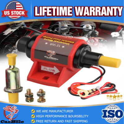 Low Pressure 2-3.5PSI Universal Micro Electric Fuel Pump 42S Gasoline Carburetor