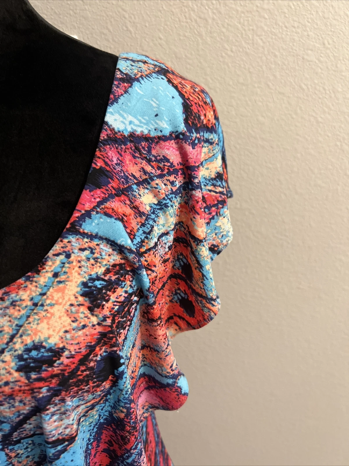 VETEMENTS Abito Thalia Sodi donna XS multicolore con volant