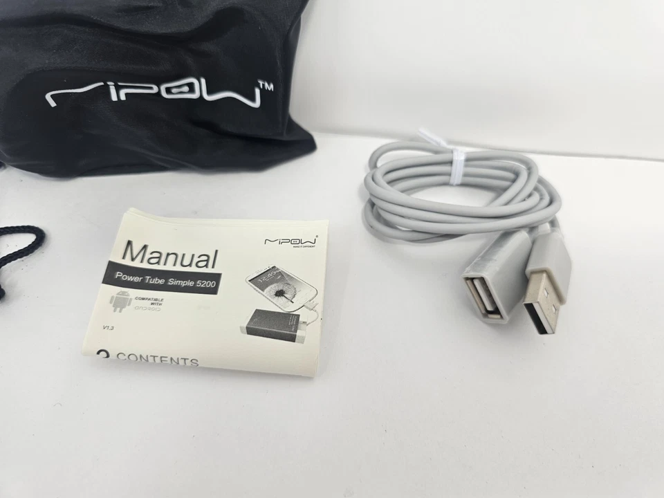 Cargador de teléfono tubo simple Mipow Power 5200 mAh micro USB - púrpura Foto 4 de 4