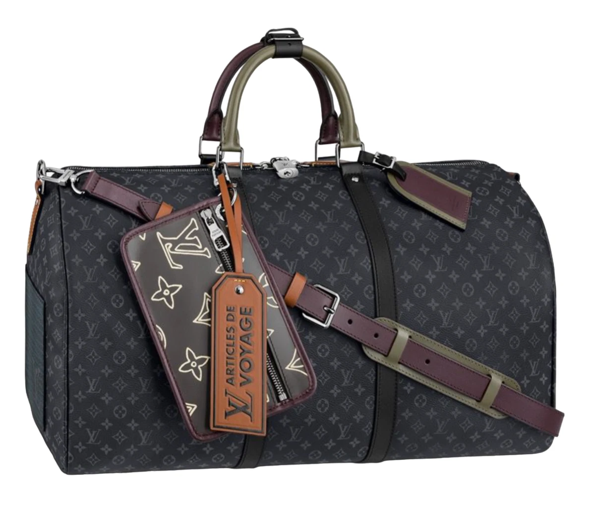 Louis Vuitton Keepall Bandouliere 50 Patchwork Monogram LV Weekend