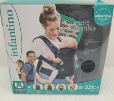 Infantino Flip 4-in-1 Convertible Carrier One Size for 8-32 lbs. charcoal