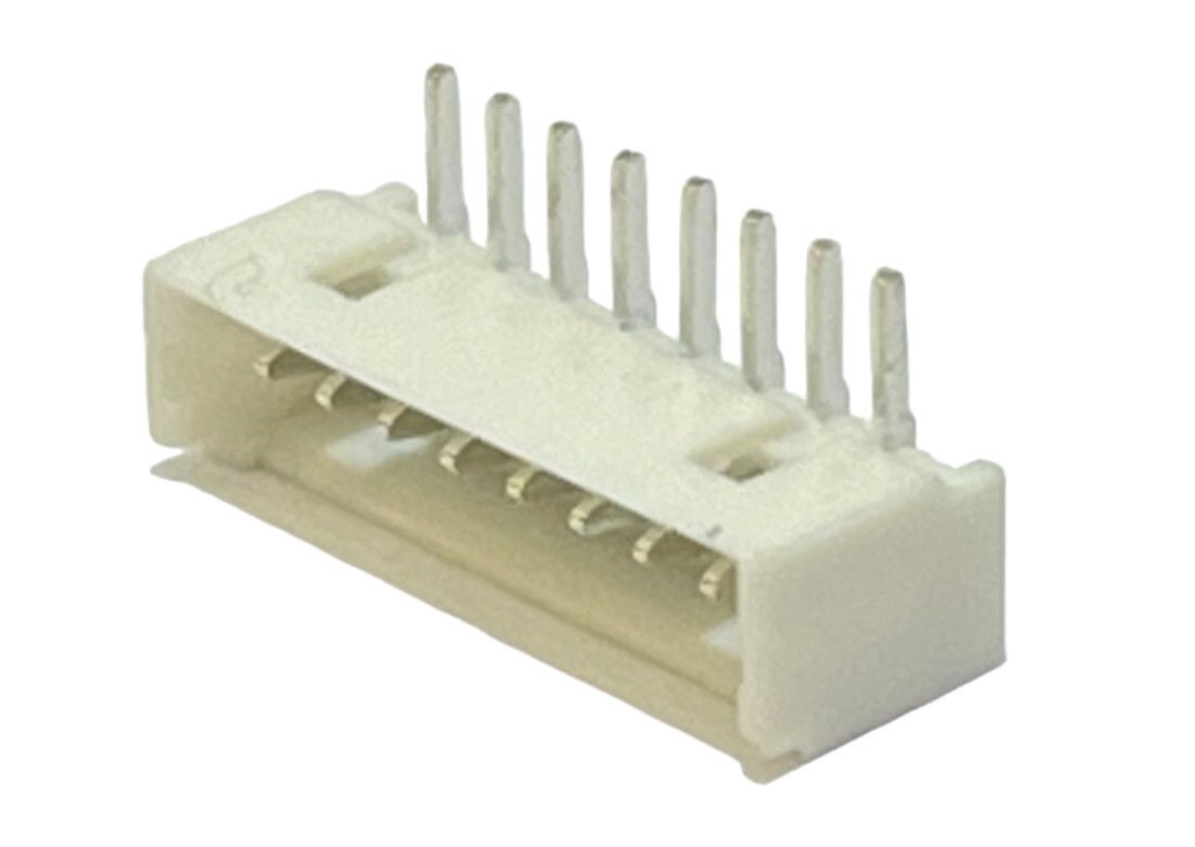 1.25mm Pitch 8 Pin JST PicoBlade Wire-to-Board 8P Right Angle PCB