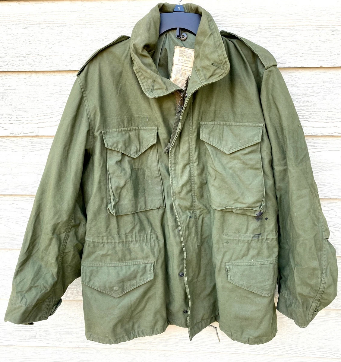GENUINE USGI 1976 COAT COLD WEATHER FIELD OG-107 M-65 JACKET - MEDIUM  REGULAR. | eBay