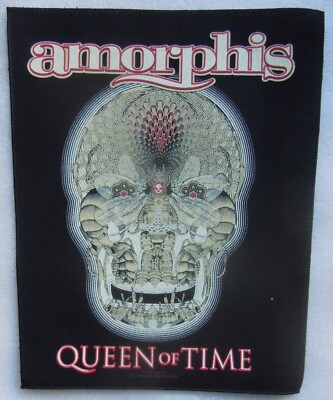 Amorphis Queen Of Time Large Sew On Back Patch Official Merch New