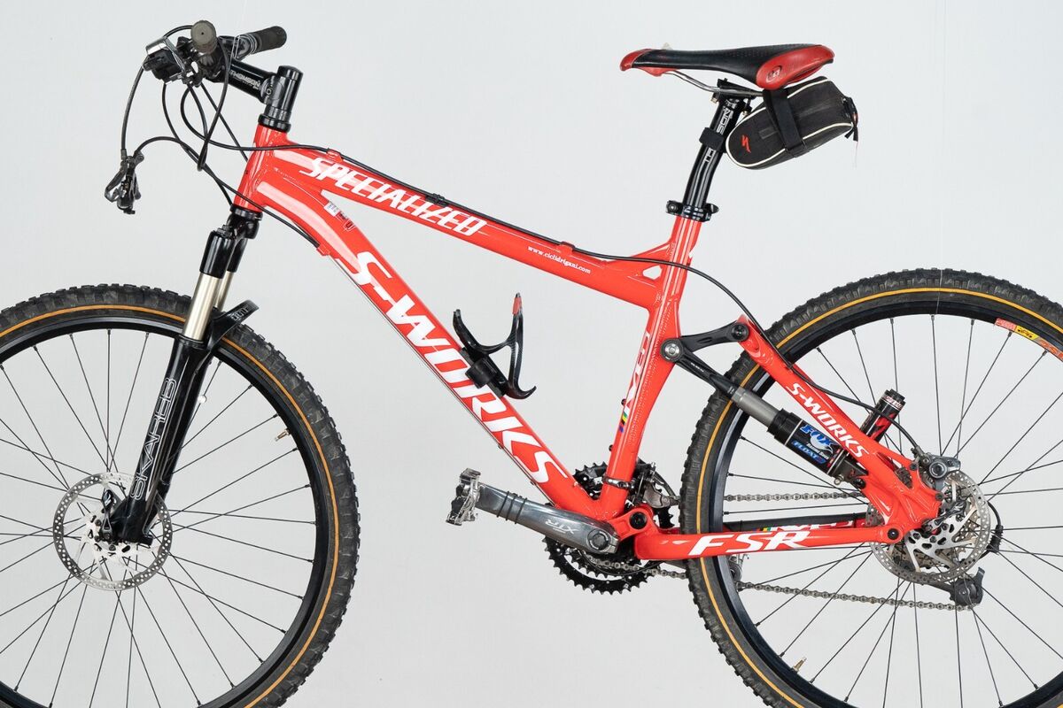 SPECIALIZED S-WORKS FSR M5 MTB VINTAGE SHIMANO XTR MANITOU SPECIALIZED S-WORKS FSR M5 MTB VINTAGE SHIMANO XTR MANITOU