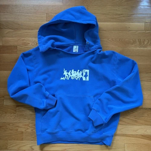 Dominic Fike Happymondayjr Blue Hoodie Large Excellent Condition Rare 2024 - product listing photo