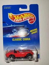 Red  Cobra Shell Metal Toy Convertible With Wheels And Tires