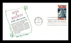 US COVER BILL OF RIGHTS 175TH ANNIVERSARY FIRST DAY ISSUE KHOL KRAFT