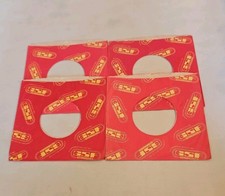 45 RPM 7" RECORD SLEEVES CO. SLEEVE 4 PACK SEE PHOTO GSF Records SLV380