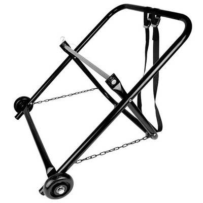 Skywalker Cable Caddy with Wheels Black Heavy Duty Reel Dispenser Cart