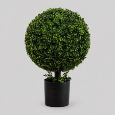 27  UV Artificial Boxwood Ball Topiary Tree Home Decor Indoor/Outdoor