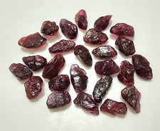 Pietre preziose grezze granato rosa naturale 100% 25 pezzi granato grezzo cre...