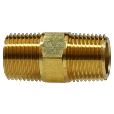 #ad #ad 1 2quot; Male NPTF Hex Nipple Solid Brass Straight Pipe Fitting 1200 PSI Maximum $7.25