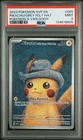 2023 POKEMON SVP EN-SV BLACK STAR PROMO #085 PIKACHU WITH GREY FELT HAT PSA 9