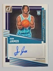 2025-2026 Panini Donruss Basketball Sion James RC Significant Signatures #SS-SJM