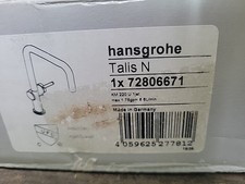 hansgrohe 72806671 Talis N Black High Arc Kitchen Faucet, Matte Black READ