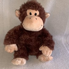 Aurora Monkey Brown Plush Stuffed Animal Small 6-14 in Ages 3-7 Years 3-4 4-7