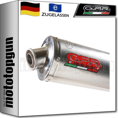 auspuff zugelassen edelstahl gpr fur suzuki gsx-r 1000 2001 01 2002 02