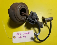 1966-69 Sears Gilera 106SS OEM Complete Carburetor Throttle Air Cleaner Assembly