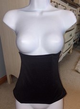 Cupid Women  s Corset Black  Sz XL Waist Cincher Bustier Under Garment Shaper EUC