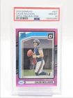 CALEB WILLIAMS 2024 DONRUSS OPTIC PREVIEW RATED ROOKIE PINK F RC PSA 10 Q0004