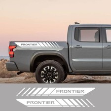 Aftermarket Rear Trunk Side Decal For Nissan Frontier Np300 2-piece Pickup Vi