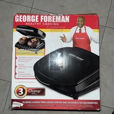 *New* George Foreman Champ Serving Grill GR10B 082846033732