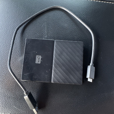Western Digital WD My Passport 1TB Portable External HDD USB 3.0 2.5'' Black