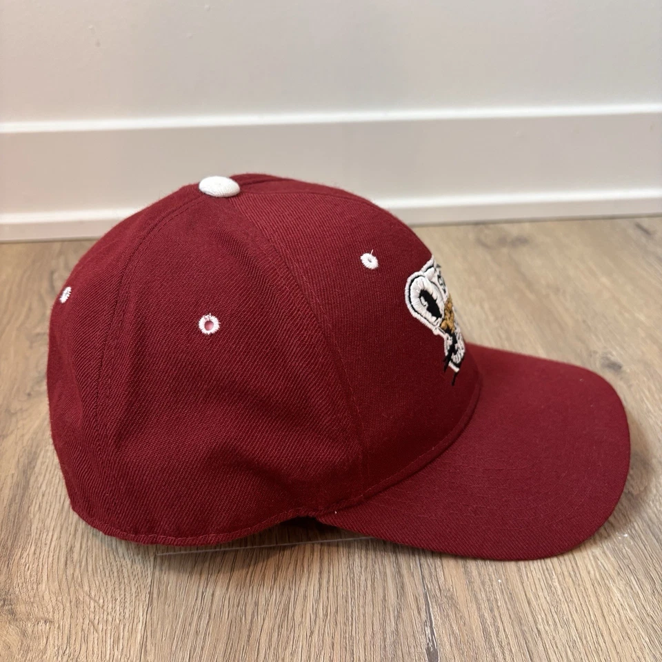 Zephyr De Colección Para Hombre Oklahoma Sooners Vagón Mezcla de Lana Sombrero Ajustado Carmesí Talla 7 1/4 Foto 3 de 4