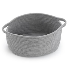Happyiren Cute Woven Storage Basket with Handle, Baskets for Gifts Empty, Gif...