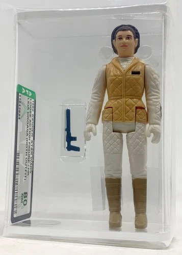 Kenner Star Wars Princess Leia Hoth Outfit HK AFA 80 loose vintage CAS