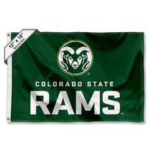 Colorado State University Gartenflagge – Doppelseitig, 100% Polyester, Rams CSU Design