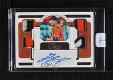 2023 Panini Three and Two Quad Jersey Holo Gold 2/10 Grayson Rodriguez Auto 12xs