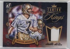 2020 Panini Donruss Canton Kings Studio Series 7/25 Morten Andersen HOF a8r
