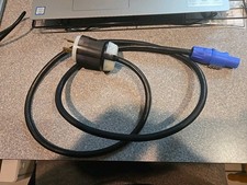 5ft blue PowerCon NAC3FCA to male Edison Power Cord Connector Cable 20A UNTRSTED