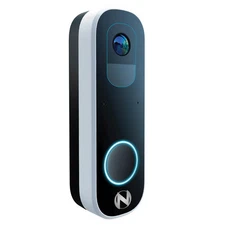 Night Owl 2K Hybrid Wired/Wireless Video Doorbell Wi-Fi Dual Power Battery Black