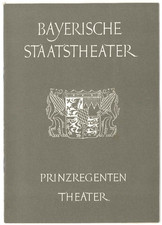 Programm München Giuseppe Verdi: Nabucco 28.10.1962 Keilberth, Metternich