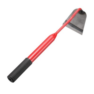 Garden Hoe 15'' x 3.5'' Steel Hoe Garden Tool with Handle, Red
