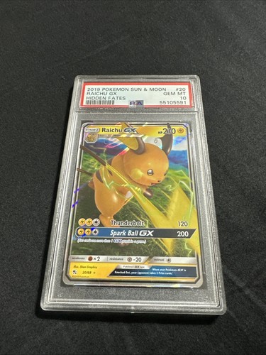 Raichu-GX graded PSA 10 for sale on eBay