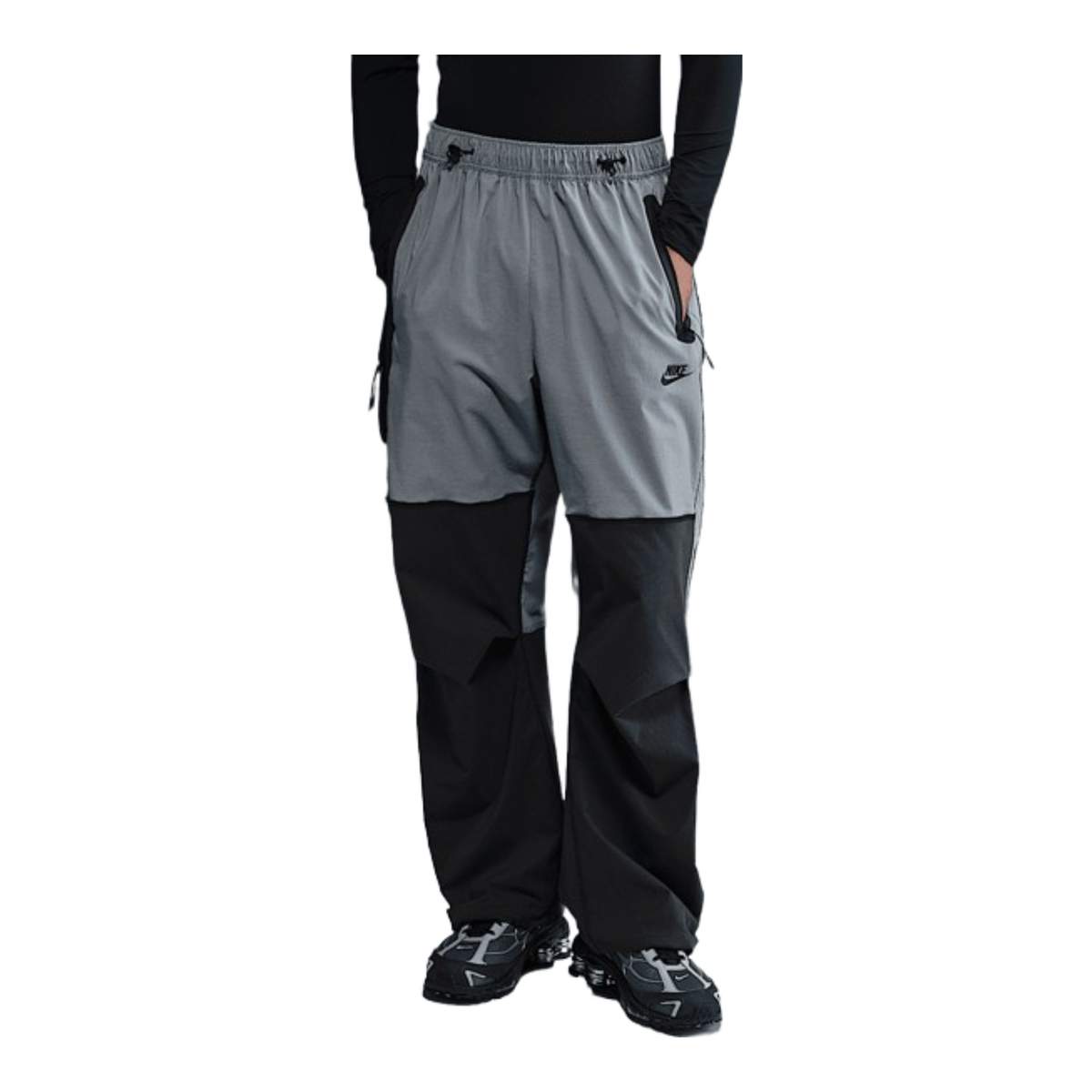 パンツ 00s NIKE buggy nylon pants tech 00s Y2K ナイキ NIKE Clima-Fit ナイロンパンツ バギー テック系